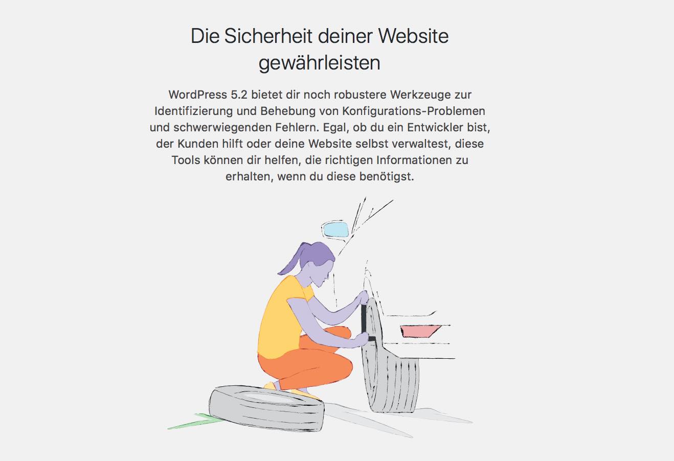 WordPress Update 5.2